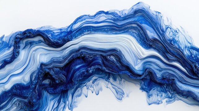 Abstract wave chart showing compression of cycle time phases over time - Powered by Adobe