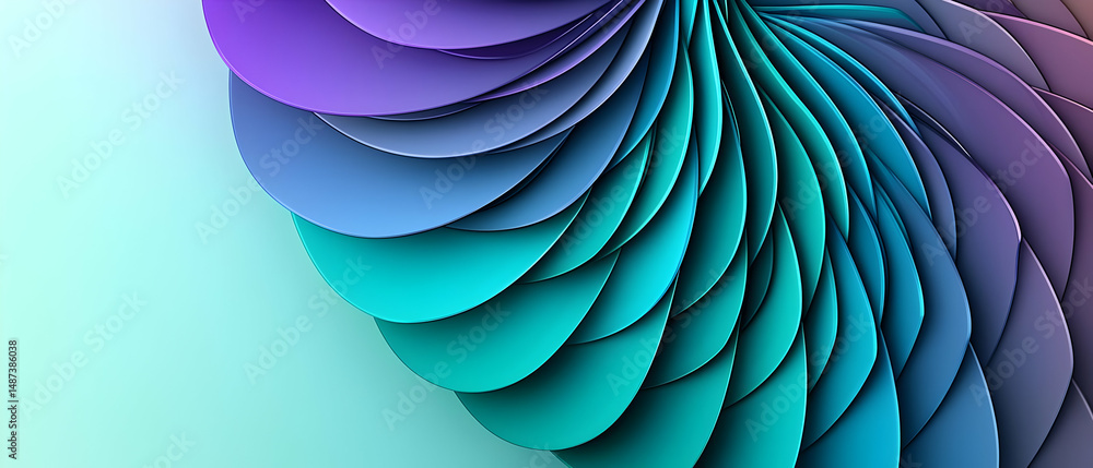 Aufkleber abstract geometric pattern with layered circles
