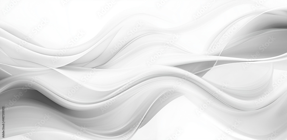 Fototapete a grayscale background with swirling lines and organic shapes, evoking the fluidity of liquid light 