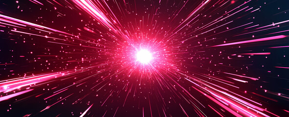 Fototapeta premium Abstract Digital Light Burst