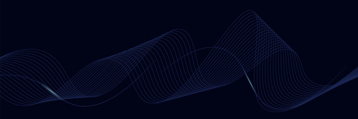 Abstract elegant glossy flowing line background vector