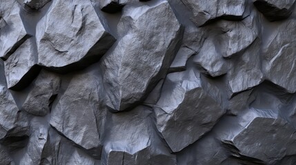 Rocky texture background with dark stones, natural surface pattern for design, construction projects, and interior decoration, geological details for scenery.