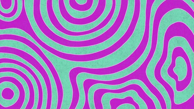 A playful abstract doodle animation featuring hand-drawn sketch lines, twisted curves, and a random pattern style.