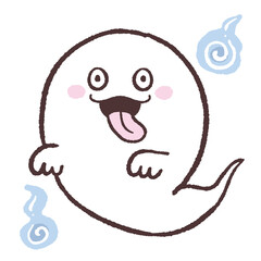 かわいいお化けのイラスト