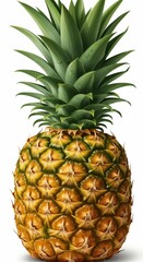 A Vibrant Pineapple: A Tropical Delight