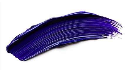 The elegance of a solitary brush stroke reveals abstract artistry.