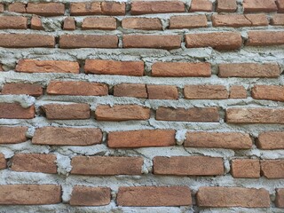 Traditional red brick wall
