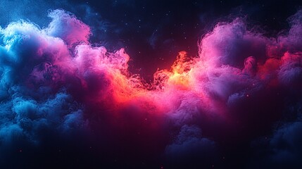 Gorgeous colored smoke background