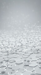 Fototapeta premium White puzzle pieces create a textured pattern on a blue background, a concept often used in business and information design