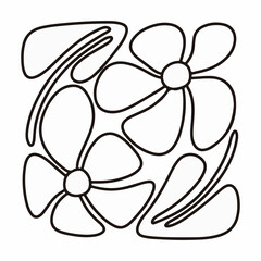 colouring pictures of various flowers