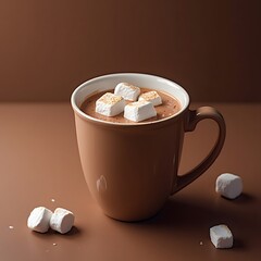 cup of coffee with chocolate