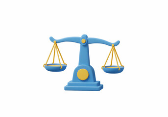 Scales of Justice Symbol of Law  Balance