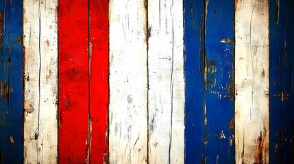 Rustic Weathered Wood Planks Red White Blue Patina Texture Background old aged wall chic tone worn  