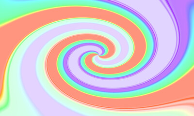 abstract colorful background with spiral