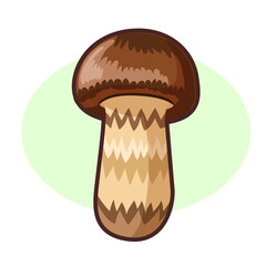 かわいいマツタケのイラスト