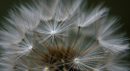 Naklejka premium Dandelion seed head