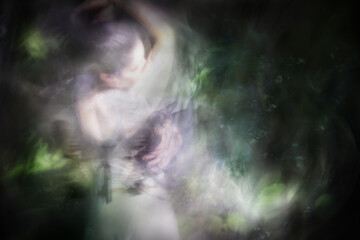 Intimate Motion in Butterfly Costume