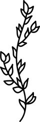 Floral Branch Line Art