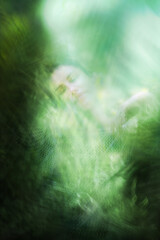 Dancing through Abstract Palm Leaves