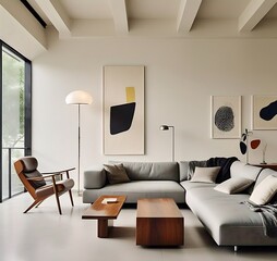 modern open space with minimalist charm and 