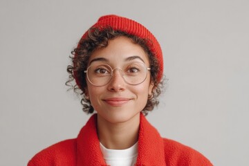 person of any race age or gender dressed in red and white showcasing canadian pride for canada day