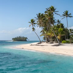 palm trees on the beach