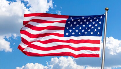Fototapeta premium epic USA flag waving