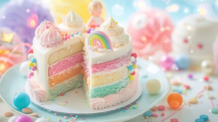 Indulge in Sweet Celebrations with Children's Day Cake Backgrounds! These delightful visuals bring the magic of childhood to life through whimsical cake designs, vibrant colors, and playful details. P