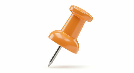 Orange Push Pin Thumbtack Office Supply Stationery