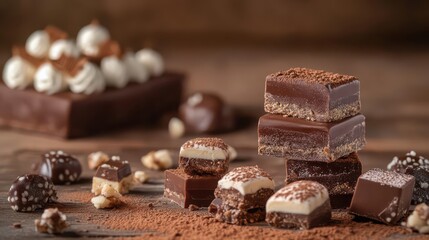 Delicious Assorted Chocolates