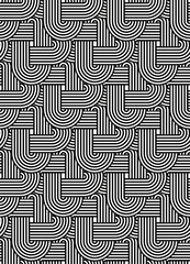 Seamless geometric pattern with celtic knot