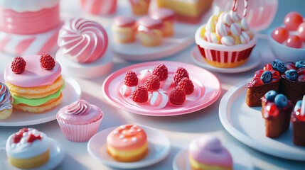 Delicious Pink Pastries