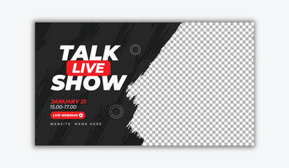 Corporate Event Banner Template for Online Conferences, Seminars, and Virtual Workshops