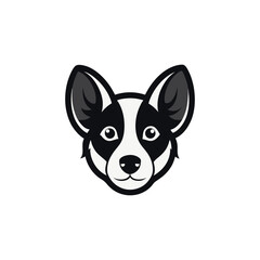 clip art, graphic, pet, silhouette, dog, logotype, illustration, isolated, white, animal, black, design, icon, symbol, vector, canino, puppy, signs, sticker, element, shape, background, artwork, borde