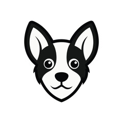 clip art, graphic, pet, silhouette, dog, logotype, illustration, isolated, white, animal, black, design, icon, symbol, vector, canino, puppy, signs, sticker, element, shape, background, artwork, borde