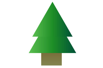 三角の木　グラフィック素材