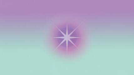 Abstract Pastel Background with Glowing Starburst Design