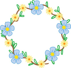 Flower Wreath Design