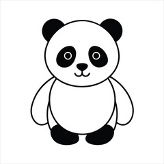 panda vector illustration