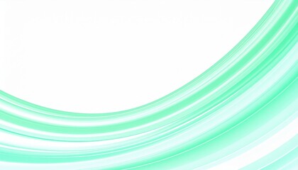 Obraz premium Dynamic flow of aqua green waves abstract design digital art minimalist style close-up fluid movement