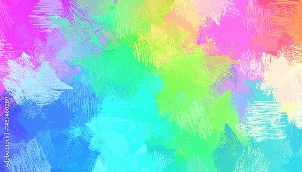 Poster vibrant colorful abstract art digital canvas background design artistic environment bold viewpoint c