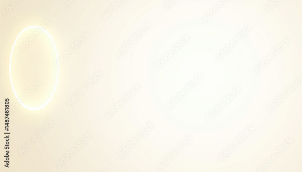 Aufkleber ethereal light beam event abstract space digital art minimalistic environment artistic viewpoint con