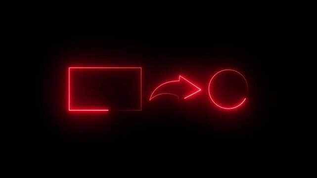 Neon end screen. Subscribe button and outro for gaming and video channels Subscribe, like, share, comment video animation on neon space background.