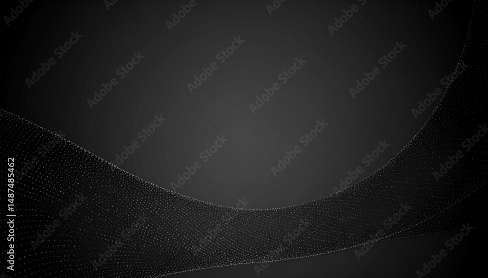 Poster dynamic waves of abstract patterns digital space graphic design modern aesthetic close-up view visua