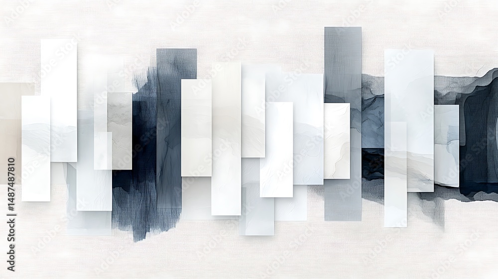 Poster monochrome pixel pattern glitch abstract background