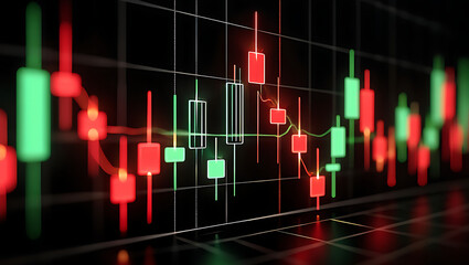 Analyzing Stock Market Trends A Visual Guide to Candlestick Charts and Technical Indicators