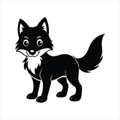vector illustration of a Wolf