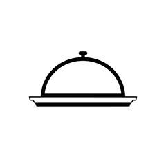 Obraz premium Restaurant cloche icon