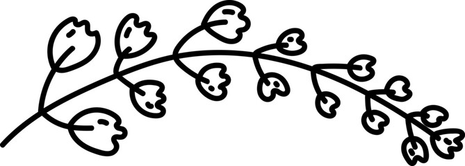Floral Branch Line Art