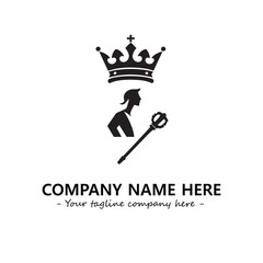 King logo company design vector illustration